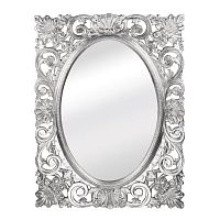 Зеркало Migliore 30628 прямоугольное ажурное 95х73х4 см, серебро
