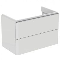 Тумба Ideal Standard T4301WG Adapto для раковины 80х42 см, подвесная, с двумя ящиками, Lacquered White Glossy (белый лак глянцевый) Тумба Ideal Standard T4301WG Adapto для раковины 80х42 см, подвесная, с двумя ящиками, Lacquered White Glossy (белый лак глянцевый)