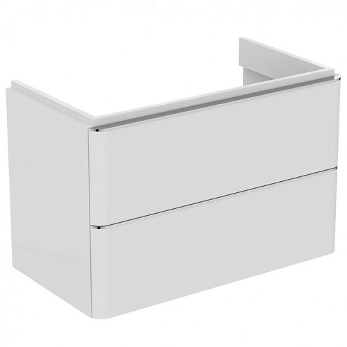 Тумба Ideal Standard T4301WG Adapto для раковины 80х42 см, подвесная, с двумя ящиками, Lacquered White Glossy (белый лак глянцевый) купить недорого в интернет-магазине Керамос Тумба Ideal Standard T4301WG Adapto для раковины 80х42 см, подвесная, с двумя ящиками, Lacquered White Glossy (белый лак глянцевый) купить недорого в интернет-магазине Керамос