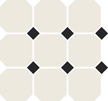 Керамогранит TopCer Field Material 4416OCT14/1C White/Black 30x30 