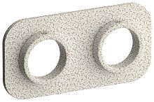 Отражатель Сунержа 10-1525-0000 EU50 прямоугольный 50х100 мм, античное белое золото (МЕ-2004)