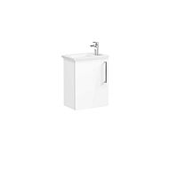 Тумба Vitra 66342 Root с раковиной 45х29 см, подвесная, левосторонняя, GWHITE (глянцевый белый) Тумба Vitra 66342 Root с раковиной 45х29 см, подвесная, левосторонняя, GWHITE (глянцевый белый)