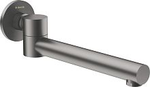 Излив Deante NAC_D87K Cascada  для ванны поворотный 230 мм, Titanium (титан) Излив Deante NAC_D87K Cascada  для ванны поворотный 230 мм, Titanium (титан)