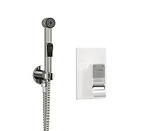 Встраиваемый комплект WasserKRAFT A010657WHITE для  биде для биде со шлангом 120 см Встраиваемый комплект WasserKRAFT A010657WHITE для  биде для биде со шлангом 120 см