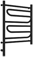 Полотенцесушитель электрический Сунержа 31-5818-6050 Элегия 3.0 РЭБ, 600х500 мм/ МЭМ левый, матовый черный
