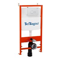 Комплект: инсталляция+клавиша смыва BelBagno  BB026/BB082BL Комплект: инсталляция+клавиша смыва BelBagno  BB026/BB082BL