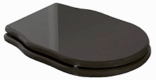 Simas AR006nero/cr   Arcade Сиденье для унитаза, цвет черный/хром, (микролифт)
