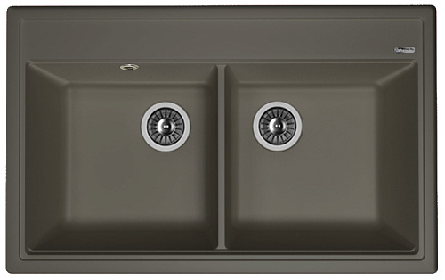 Мойка для кухни Florentina 20.370.E0820.302 Липси 82х51 см, антрацит снят с производства