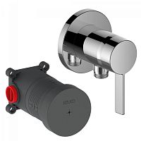 Комплект Keuco 59552019521 IXMO_solo: смеситель с выводом для шланга, встраиваемая часть, хром