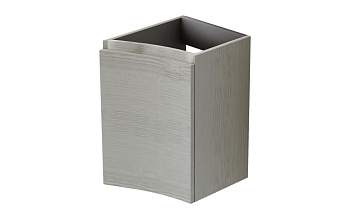 Шкафчик подвесной Cezares VAGUE 54848 с одной распашной створкой, правый Rovere sbiancato, 34x40x55, серый