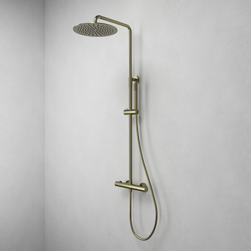 Душевая система с термостатом ABELSBERG Fluida SNS75103BG Душевая система с термостатом ABELSBERG Fluida SNS75103BG