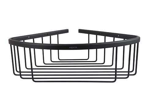 Полка Aquatek AQ4006MB Вега угловая, черный матовый - купить в Санкт-Петербурге, цена на Полка Aquatek AQ4006MB Вега угловая, черный матовый в интернет-магазине Керамос Полка Aquatek AQ4006MB Вега угловая, черный матовый купить недорого в интернет-магазине Керамос