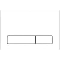 Смывная клавиша KKPol 350/PPB/101-00-00 M16 для инсталляции, белый Смывная клавиша KKPol 350/PPB/101-00-00 M16 для инсталляции, белый