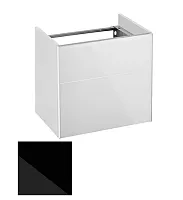 Тумба Keuco 34090570001 Royal Reflex под умывальник 50х35 см, петли слева, черный/черный