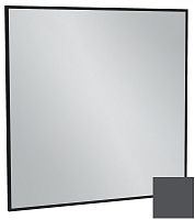 Зеркало Jacob Delafon EB1425-S17 Allure & Silhouette, 80 х 80 см, рама серый антрацит сатин купить недорого в интернет-магазине Керамос