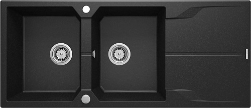 Мойка Deante ZQN_G213 Andante кухонная гранитная 116х50 см, графит металлик Мойка Deante ZQN_G213 Andante кухонная гранитная 116х50 см, графит металлик