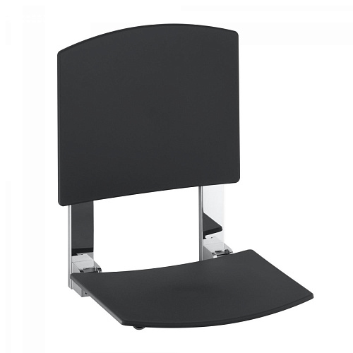 Сиденье Keuco 34982010037 Plan Care складное, хром/темно-серый (RAL 7021) купить недорого в интернет-магазине Керамос Сиденье Keuco 34982010037 Plan Care складное, хром/темно-серый (RAL 7021) купить недорого в интернет-магазине Керамос