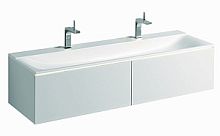 Geberit 500.279.00.1  Xeno2 Раковина с двумя отв., без перелива 1600х480 мм, из Varicor