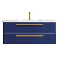 Тумба Cezares ECO-CER-1200-2C-SO-SPF-P Eco под раковину, синий