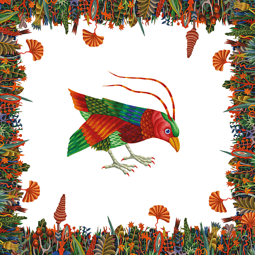 Декоративный элемент (плитка) IMOLA CERAMICA Ovchinnikov2016 РайскаяПтичка2 (exp)