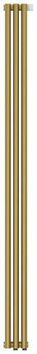 Радиатор Сунержа 032-0311-1803 Эстет-1 отопительный н/ж EU50 правый 1800х135 мм/ 3 секции, матовое золото