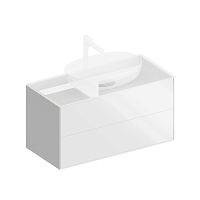 Тумба KERAMA MARAZZI PLAZA MODERN PL.M.100.2\WHT Тумба KERAMA MARAZZI PLAZA MODERN PL.M.100.2\WHT