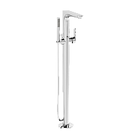 Смеситель Vitra A42741EXP Root Round для ванны напольный, хром Смеситель Vitra A42741EXP Root Round для ванны напольный, хром