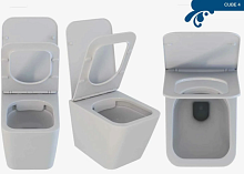 Сет №1579_CUB11SC2, Унитаз подвесной с крышкой Soft-close безободковый Сет №1579_CUB11SC2, Унитаз подвесной с крышкой Soft-close безободковый