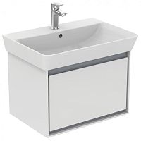 Тумба Ideal Standard E0847KN Connect Air для раковины 65х40 см, подвесная, Glossy White + Matt Light Grey (белый глянцевый + светло-серый матовый) Тумба Ideal Standard E0847KN Connect Air для раковины 65х40 см, подвесная, Glossy White + Matt Light Grey (белый глянцевый + светло-серый матовый)