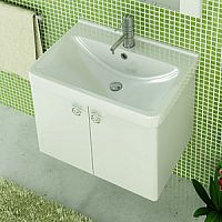 Тумба подвесная COMFORTY 00003127388 Флоренция 70х46 см, с раковиной 703, белая