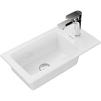Раковина Kerama Marazzi LA.wb.50 Lato встраиваемая сверху 50х27 см, белый глянец Раковина Kerama Marazzi LA.wb.50 Lato встраиваемая сверху 50х27 см, белый глянец