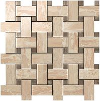 Мозаика Atlas ConcordeRus Supernova Marble Woodstone Champagne Twist Mosaic / Вудстоун Шампань Мозаика Твист 30.5x30.5 (S.M.WoodstoneChampagneTwistMosaic/S.M.ВудстоунШампаньМозаикаТвист)