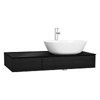 Тумба Vitra 65676 Origin для раковины 90х48 см, подвесная, правосторонняя, Black oak (черный дуб) Тумба Vitra 65676 Origin для раковины 90х48 см, подвесная, правосторонняя, Black oak (черный дуб)