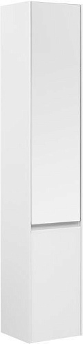 Шкаф-пенал Aquanet 00196962 Гласс напольный, 180х35 см, белый купить недорого в интернет-магазине Керамос