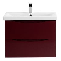 База BelBagno MARINO-CER-600-2C-SO-BRDL-P под раковину 60х44 см, подвесная, Bordo Lucido