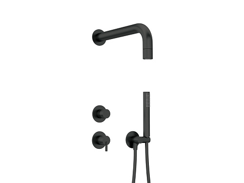 Набор Deante NQS_N9XK Silia для душа скрытого монтажа, Nero (черный) Набор Deante NQS_N9XK Silia для душа скрытого монтажа, Nero (черный)