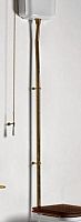 Сливная труба Kerasan 754793br Waldorf для высокого бачка (труба из 3 частей), бронза