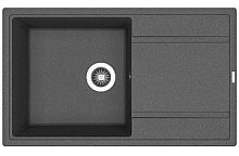 Мойка для кухни Florentina 20.130.D0860.102 Липси 86х51 см, с крылом, черная