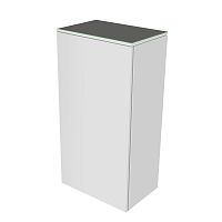 Шкаф-пенал Keuco 31725710002 Edition 400 средний 90х45 см, петли справа, белый/стеклое матовое антрацит