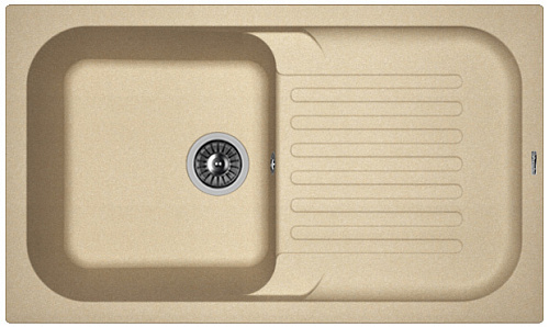Мойка для кухни Florentina 20.225.D0860.104 Арона 86х51 см, с крылом, бежевая Мойка для кухни Florentina 20.225.D0860.104 Арона 86х51 см, с крылом, бежевая снят с производства