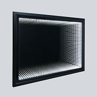 Зеркало Vincea VLM-2M800B LED-подстветка, 80х60 см, c выключателем-датчиком на движение, черное