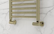 Вентиль Сунержа 020-1403-1234, 3D, правый, (цилиндр) G 1/2" НР х G 3/4" НГ, шампань