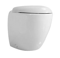 Унитаз приставной Azzurra CLP 100/P bi CLAS+ 56x38.5 см, цвет: белый