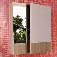 Зеркальный шкаф Comforty 00003120774 Ницца 60х70 см, сосна лоредо