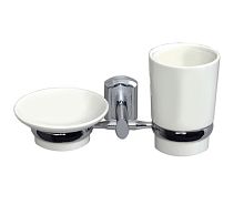 WasserKRAFT K-28126 Держатель стакана и мыльницы WasserKRAFT K-28126 Держатель стакана и мыльницы