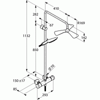 Душевая система Kludi Fizz 6709605-00