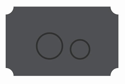 Смывная клавиша KKPOL  350/AFV/076-00-00