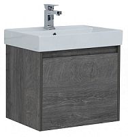 Тумба с раковиной Aquanet 00245239 Nova Lite, 61х46 см, темное дерево