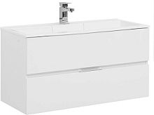 Тумба с раковиной Aquanet 00238369 Алвита, 99х45 см, белая