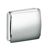 Держатель Keuco 14960070000 Plan для туалетной бумаги, с крышкой, нержавеющая сталь